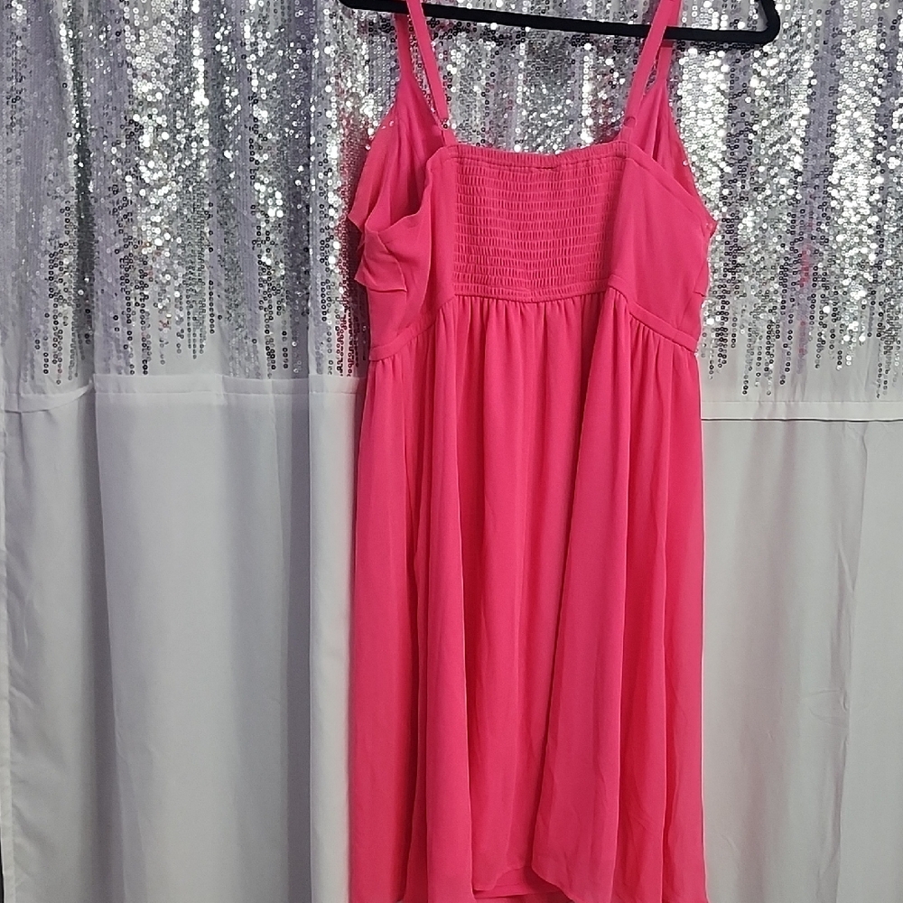 Torrid Pink Ruffle Dress - Picture 3 of 3